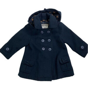 Toddler Girl Mexx Navy  Pea Coat 18M